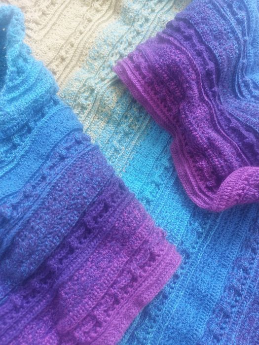 Chusta na szydełku handmade