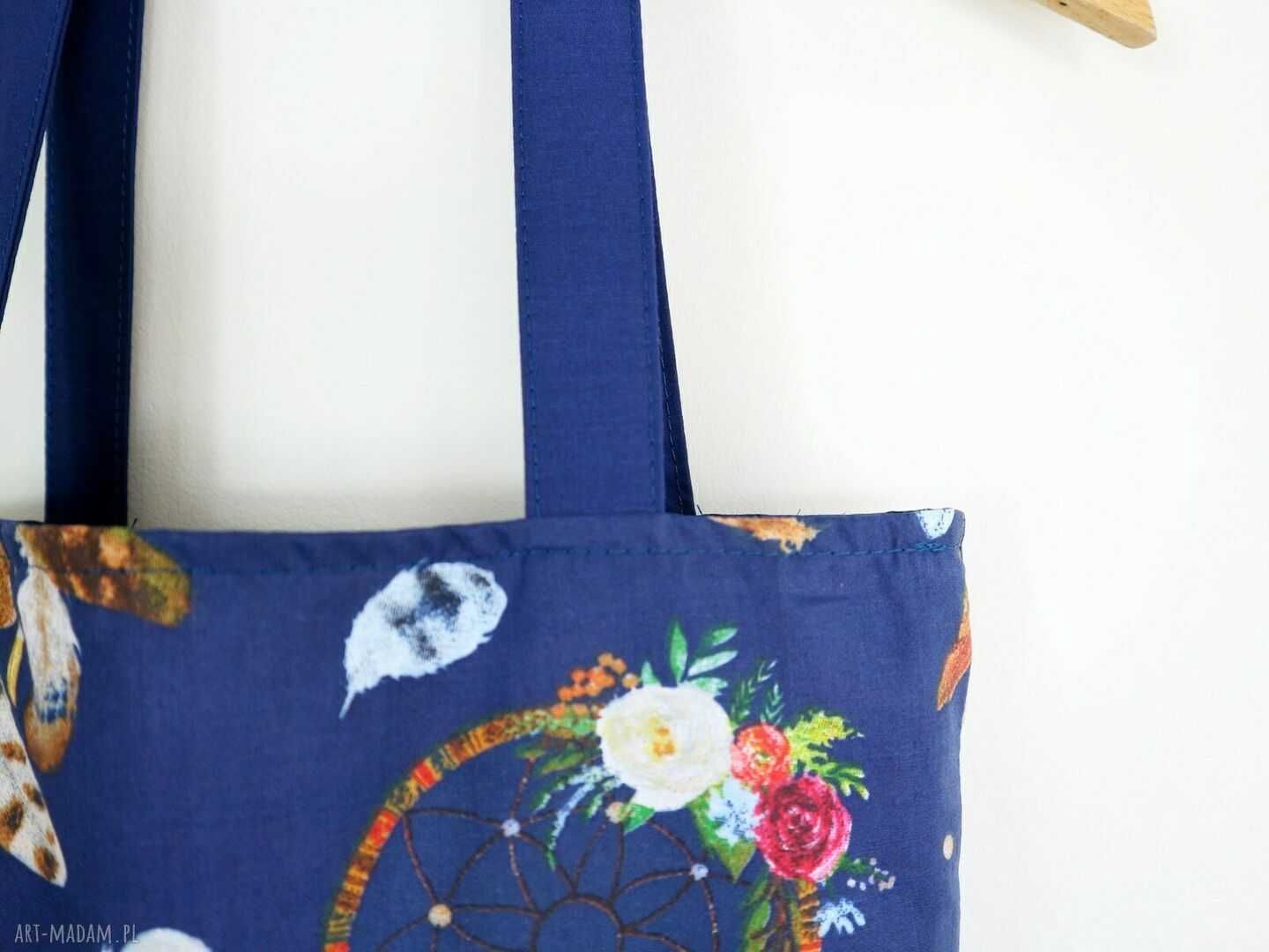 Torba na zakupy shopperka 100% BAWEŁNA łapacz snów