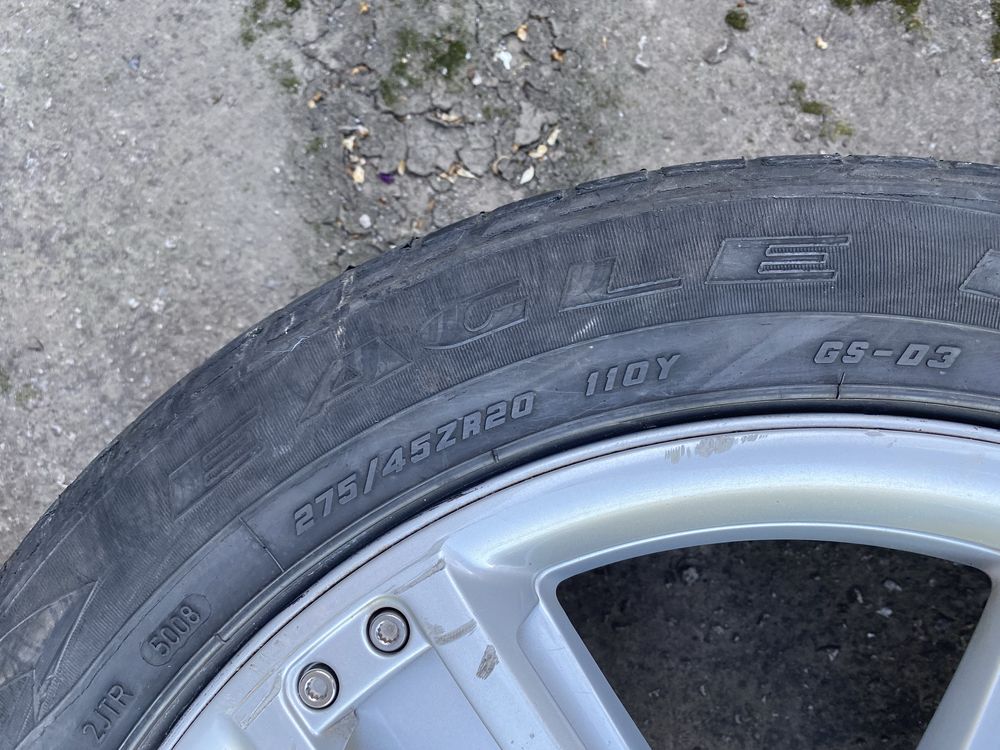 Диски audi r20 5 120 с резиной  оригинал audi volkswagen vag