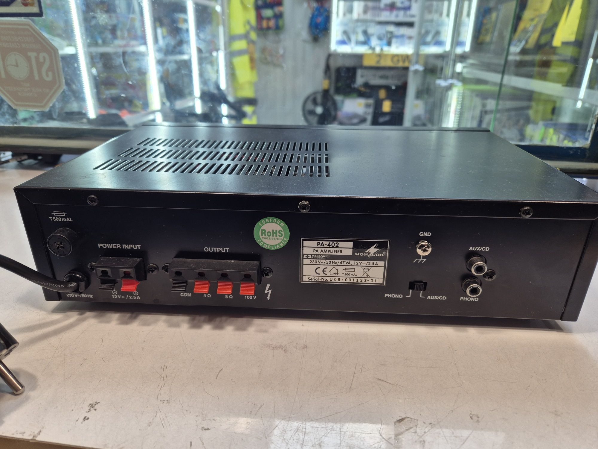Wzmacniacz Monacor PA-402 Komis Madej Sc