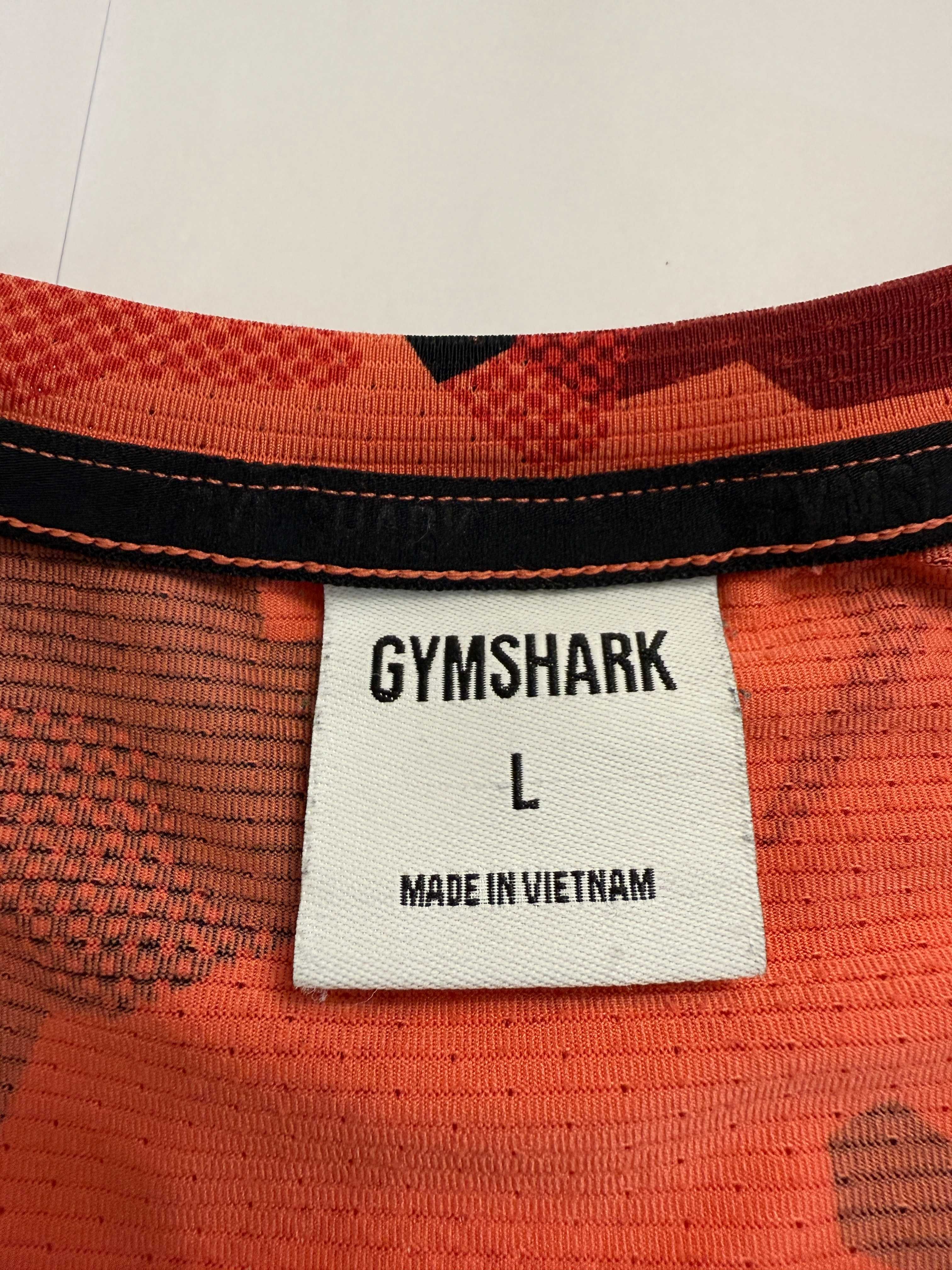 Футболка Gymshark Arrival T-Shirt, Red/Camo (оригінал)