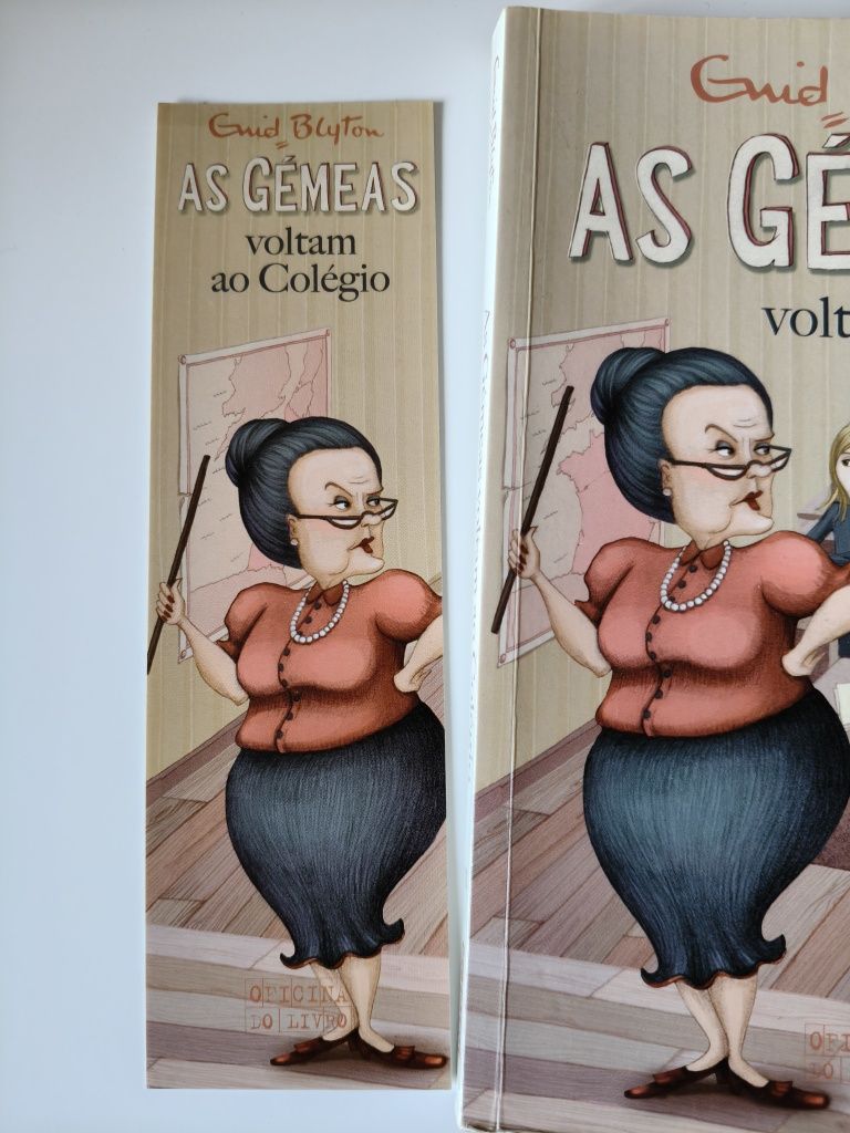 Livro "As gémeas voltam ao colégio"