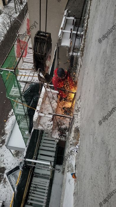 Демонтажные работы! Альпинисты! Разбор завалов!