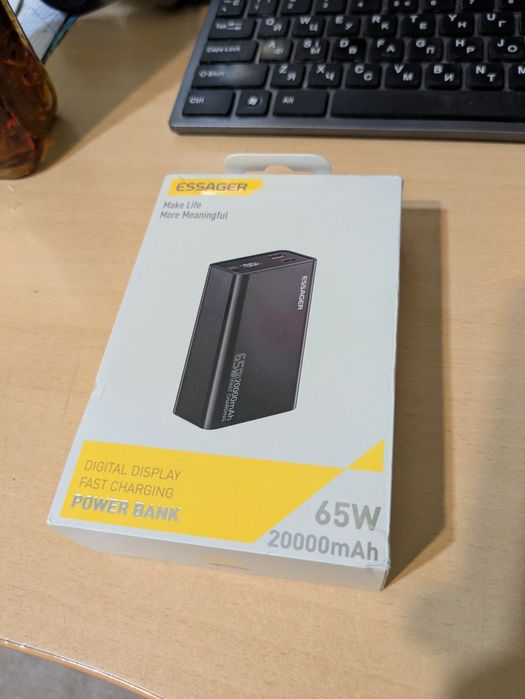 Повербанк 20000mah 65w essager