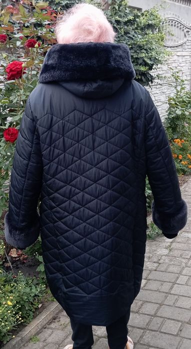 Пальто, куртка, зима, р. 62-64, жіноче, великий розмір, батал