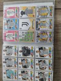 Karty piłkarskie cały zespół Juventus