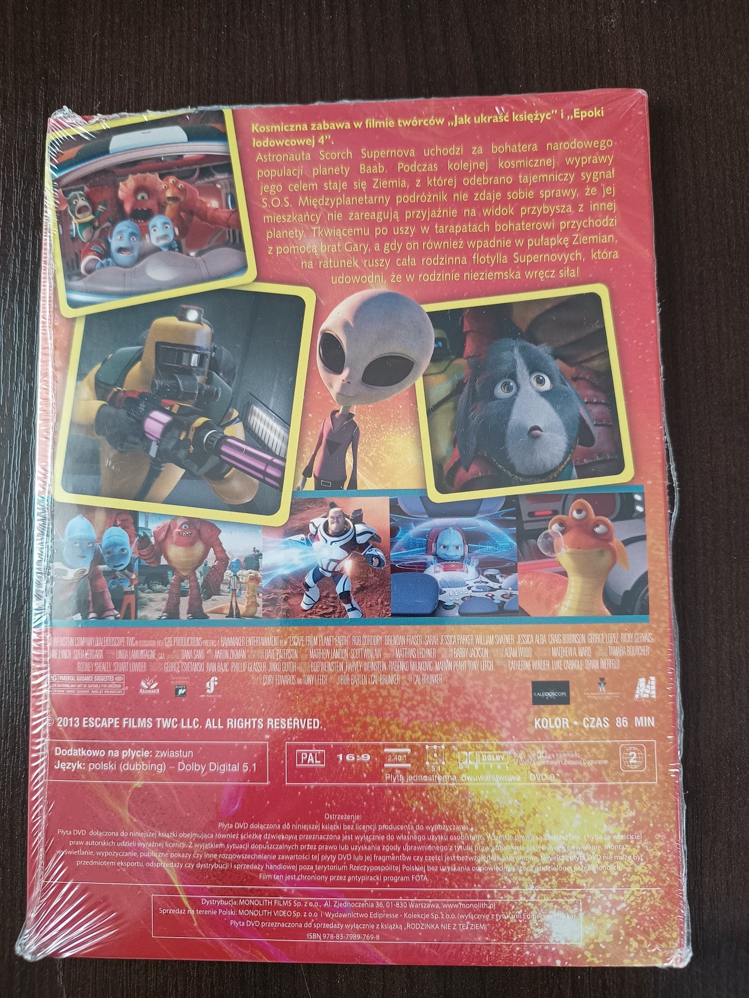 Bajka na dvd Rodzinka nie z tej ziemi nowa