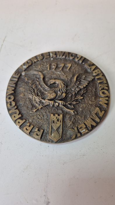 Medal kolekcjonerski PP Pracownie Konserwacji Zabytków Zamek PRL T29