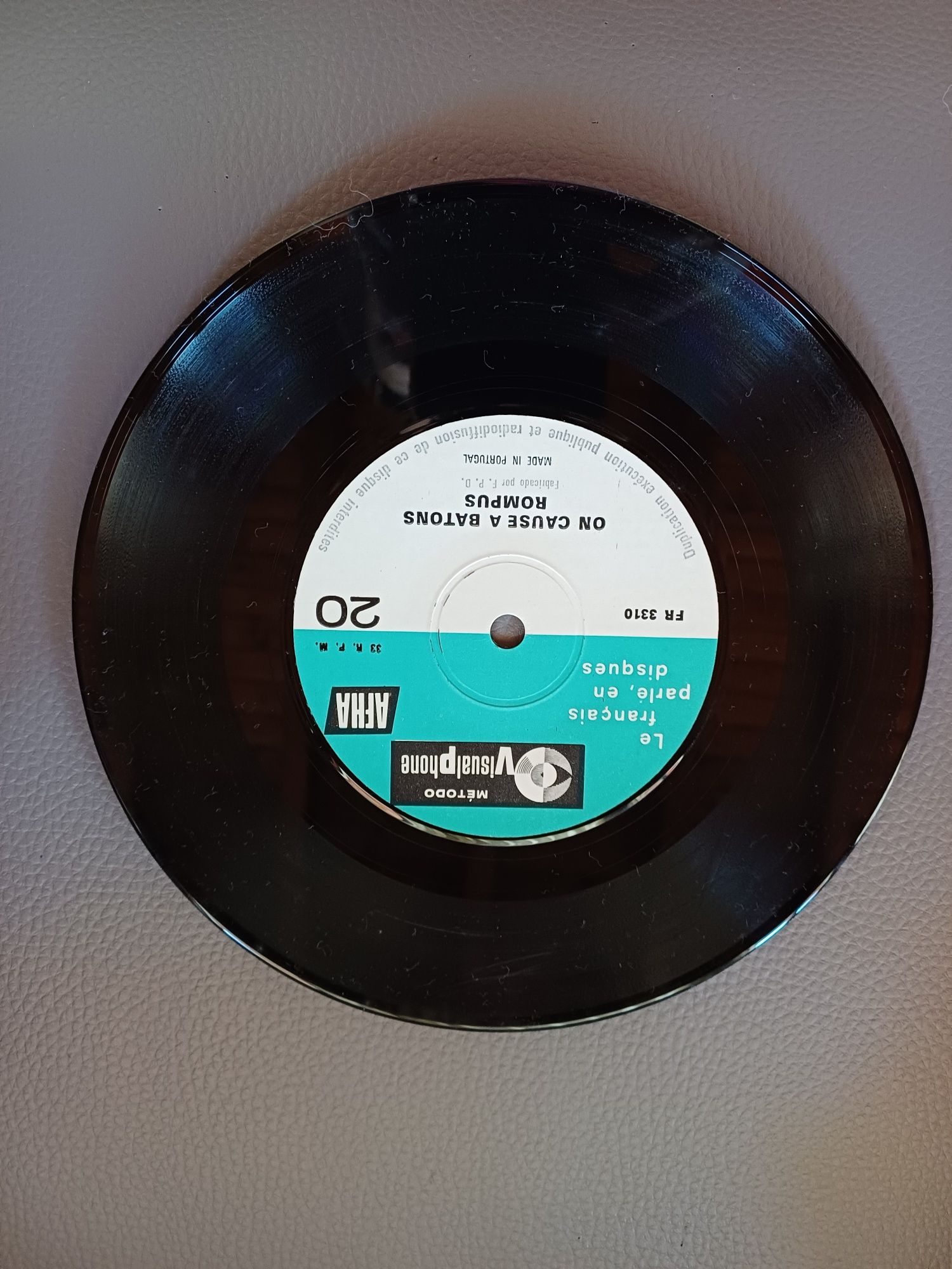 Discos em vinil, música francesa