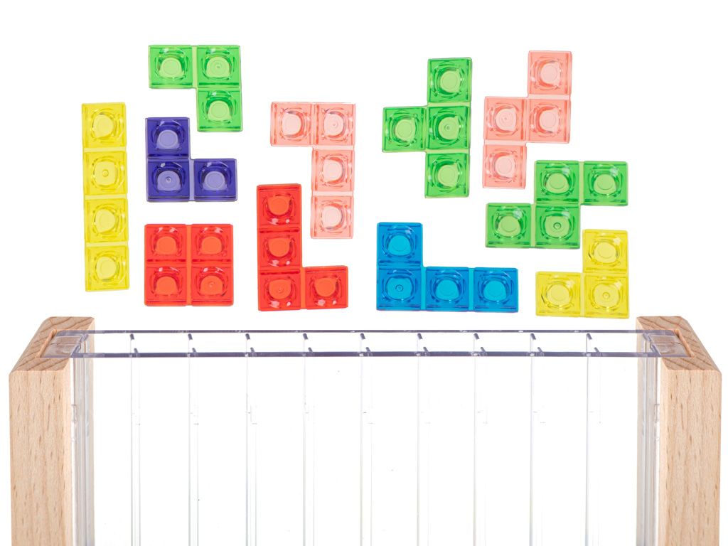 Gra Logiczna Układanka Tetris Stojący