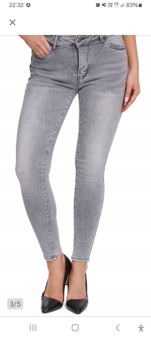 MSARA NOWE roz. 38/M  jeansy dżinsy spodnie slim skinny rurki push up
