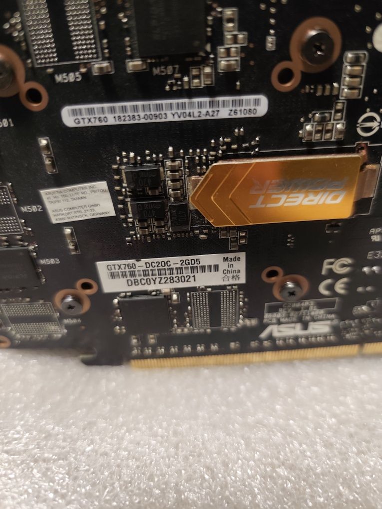 Відеокарта Palit/Asus/MSI GeForce GTX760 2Gb DDR5 HDMI,DVI,DP (2*6PIN)
