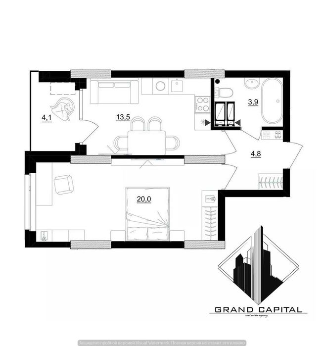 Продам шикарну ВИДОВУ 2к квартиру з терасою ЖК KUB29 Ковальської