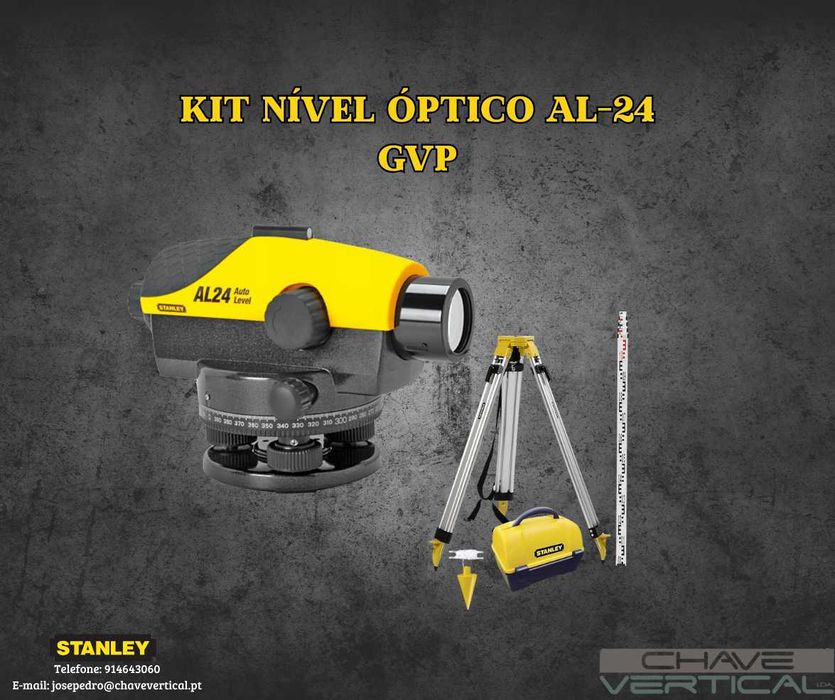 Kit Nível Óptico AL-24 GVP da Stanley  JR19