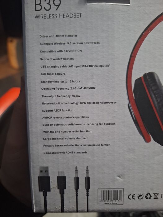 Headset Gaming/Sport B39