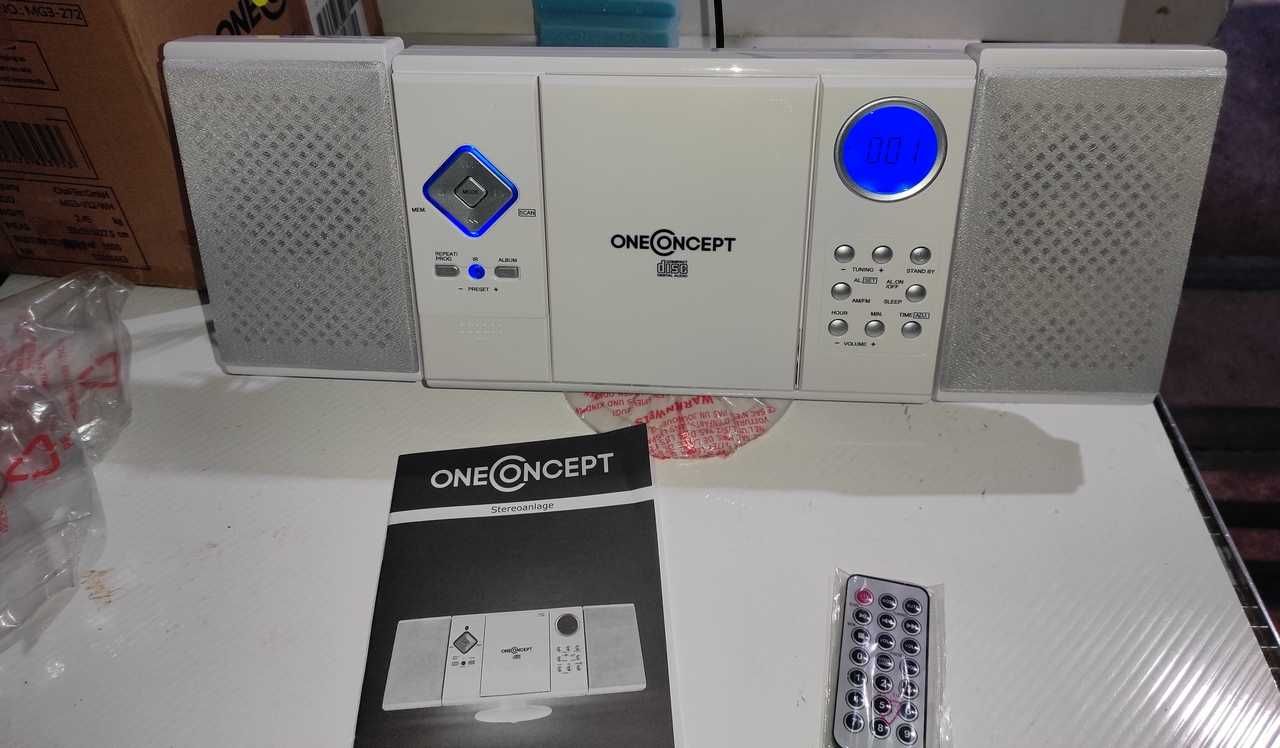 Стереосистема с колонками oneConcept V-12 MP3 CD-плеер USB SD AUX