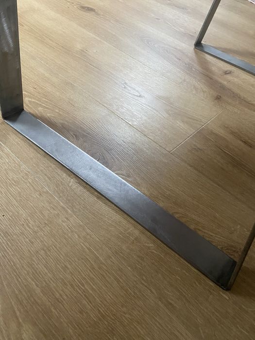 Stolik kawowy 102x45-50 cm , lite drewno debowe