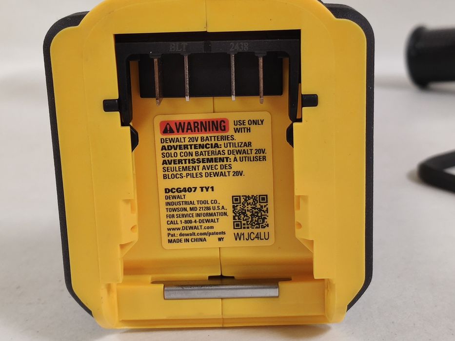 Оригінальна безщіткова кутова шліфмашина болгарка DeWALT DCG407 XR 20V