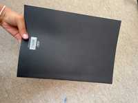 Cadernos pretos pautados A4 completamente novos