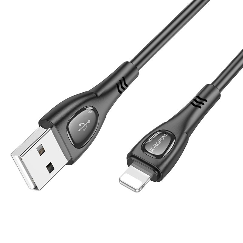 Borofone Kabel Bx98 Superior - Usb Na Lightning - 2,4A 1 Metr Czarny