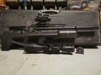 Fx dreamline bullpup bottle 177. PCP pressão de ar