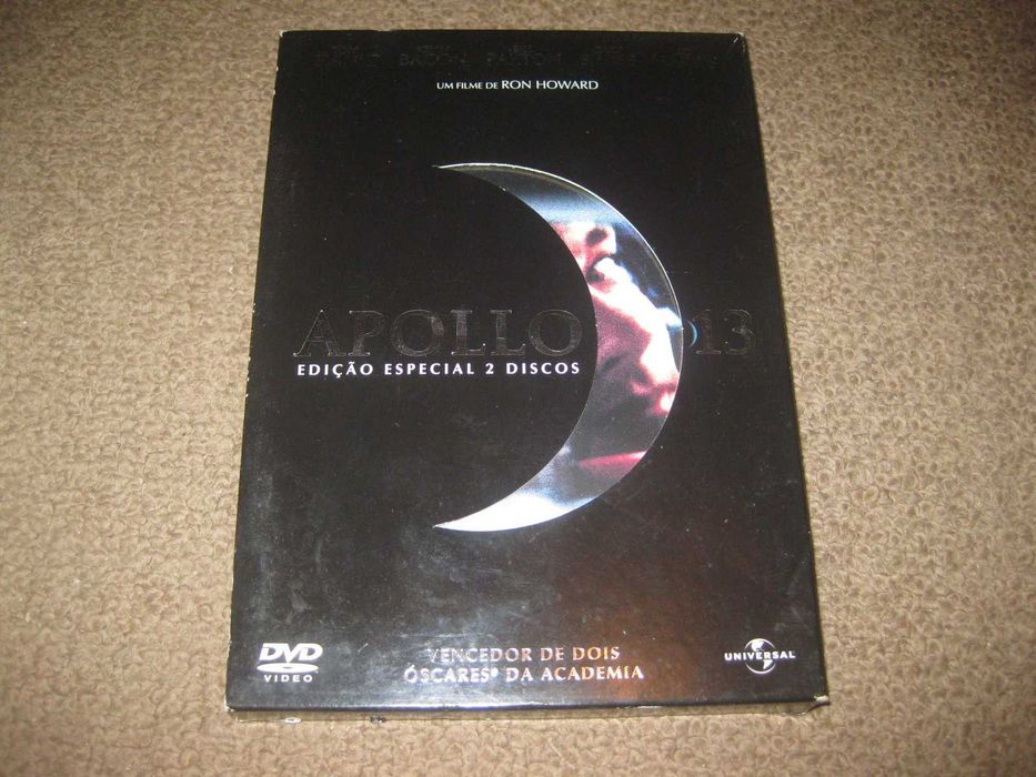 "Apollo 13" com Tom Hanks/Edição Especial com 2 DVDs e em Slidepack