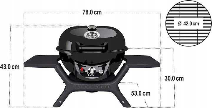 Grill elektryczny Outdoor Chef P-420 E 2000 W