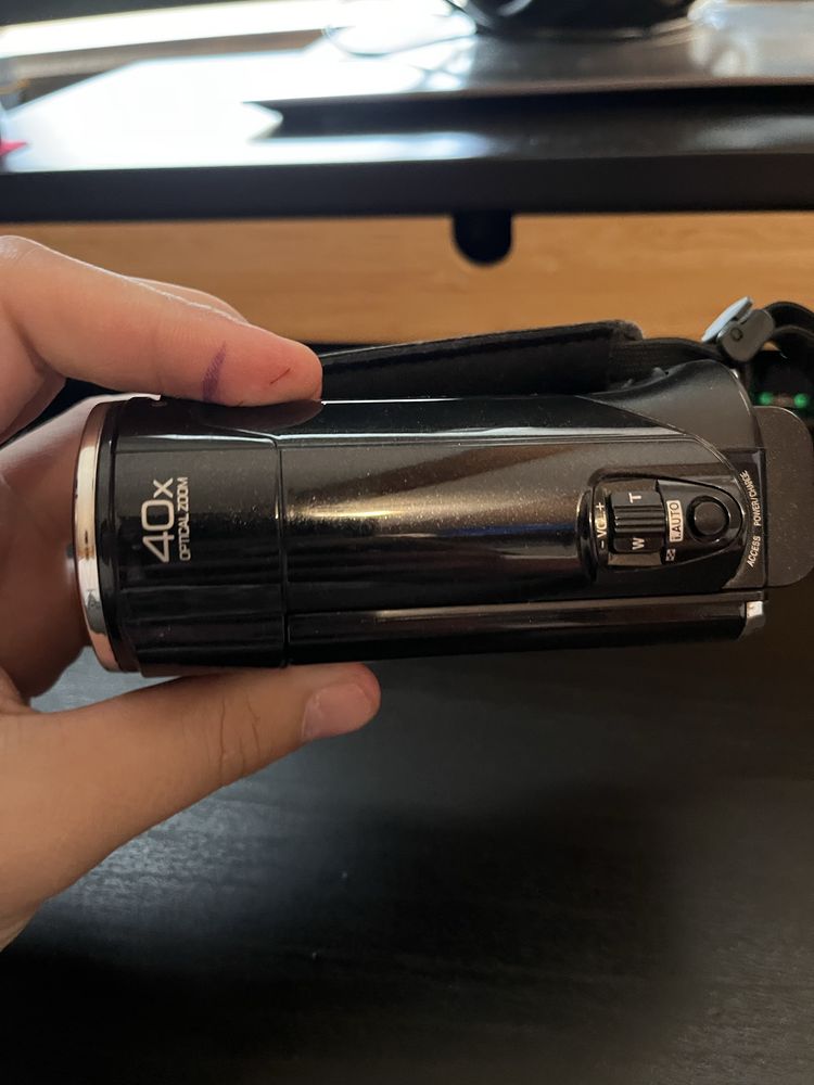 kamera handycam jvc camcorder gz hm retro cyfrowa zoom