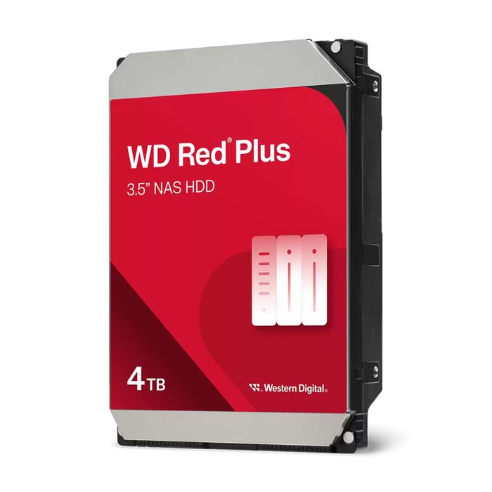 Dysk wewnętrzny WD Red Plus 4TB nowy okazja!