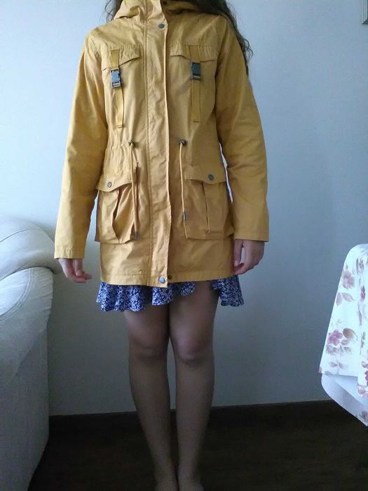 Reserved Kurtka parka na podszewce s.Idealny r.164