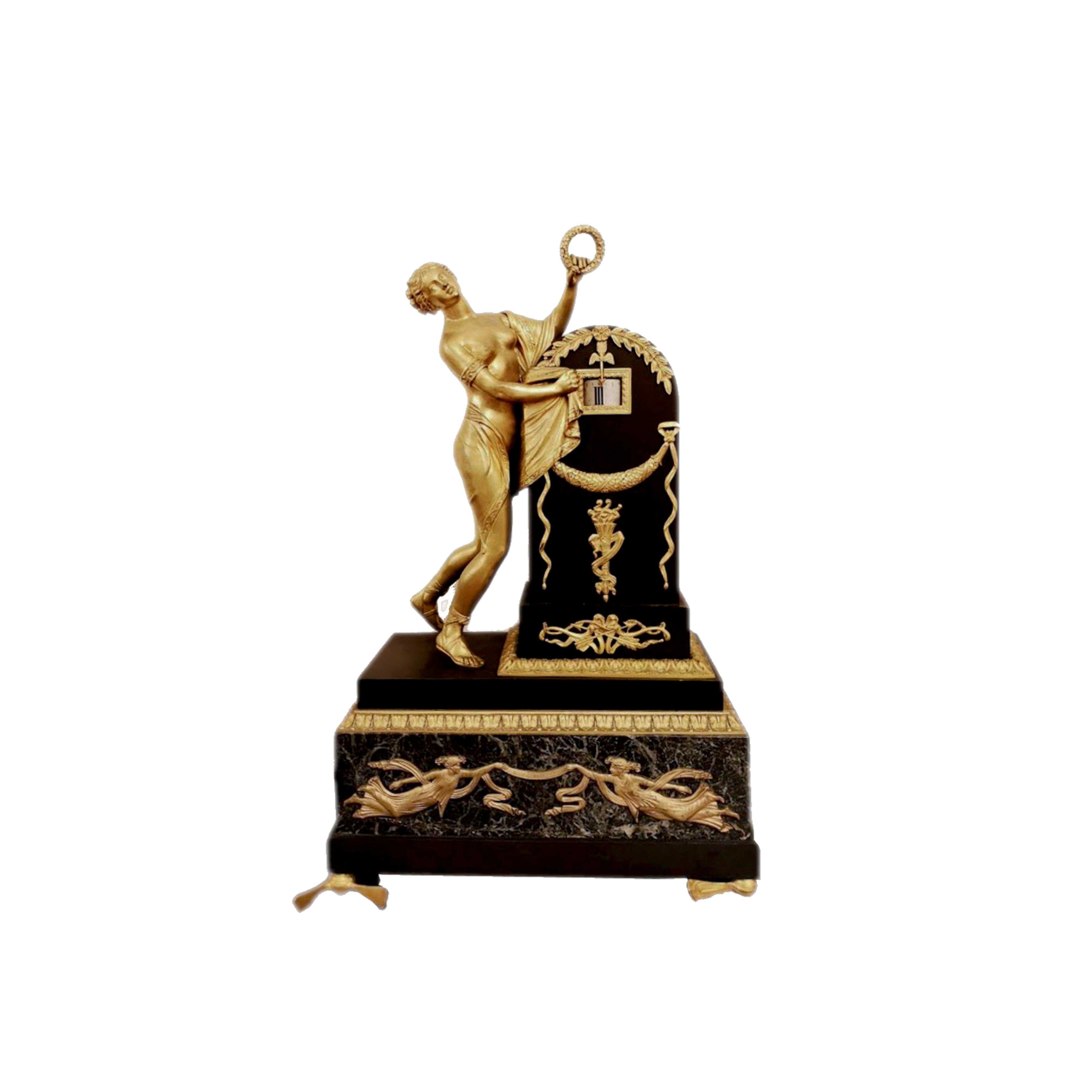 Relógio bronze pêndulo Claude Gallé Napoleão | 1807