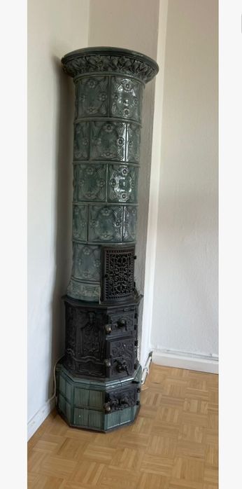 Piec kafkowy okrągły piece kaflowe koza kominek Miśnia kolumnowy kafle