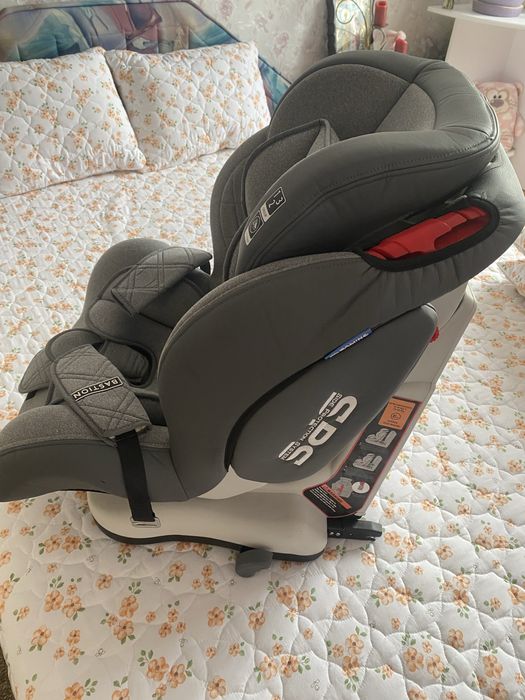 Автокрісло El Camino 9-36 кг ME 1057 Bastion Isofix Light Grey