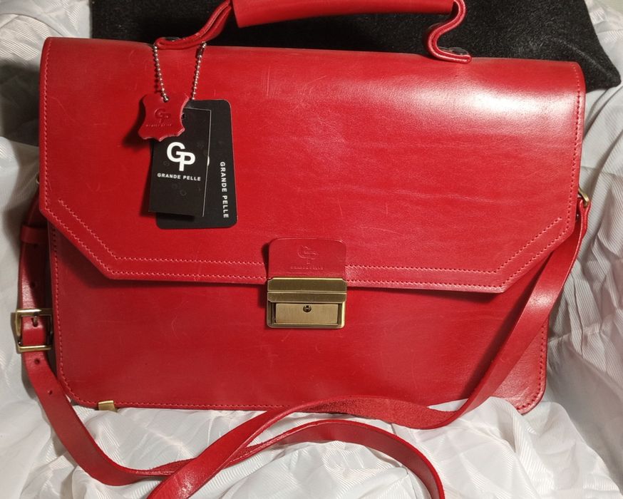 Портфель из натуральной Итальянской кожи.