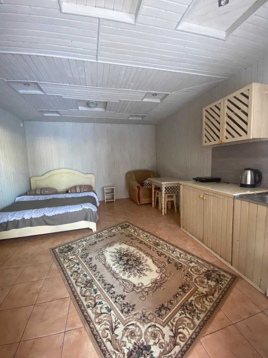 Апартаменти з кухнею на 3 особи. Поряд річка. Є сауна.