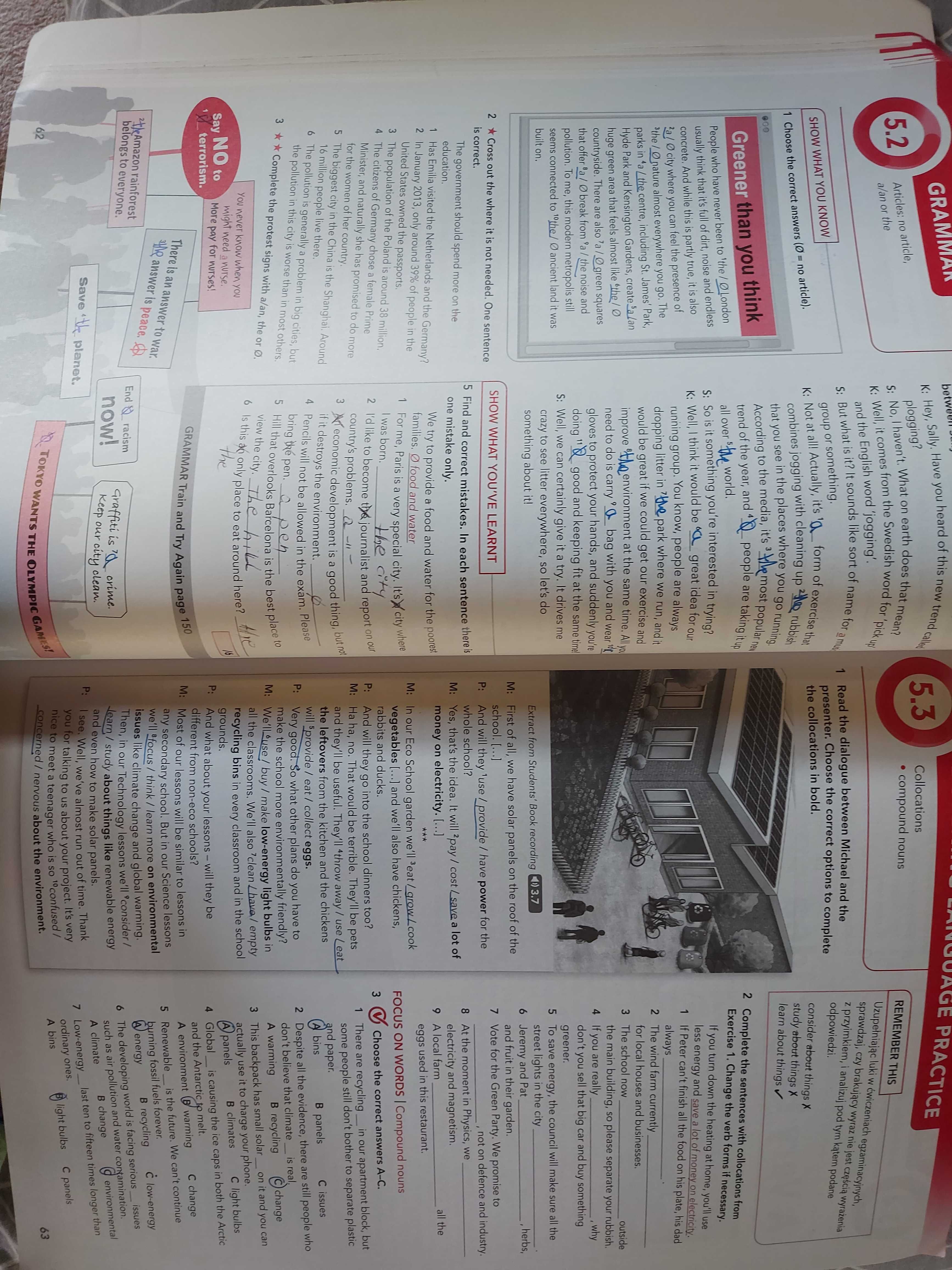 Focus 3 second edition workbook B1 /B1 Plus Pearson