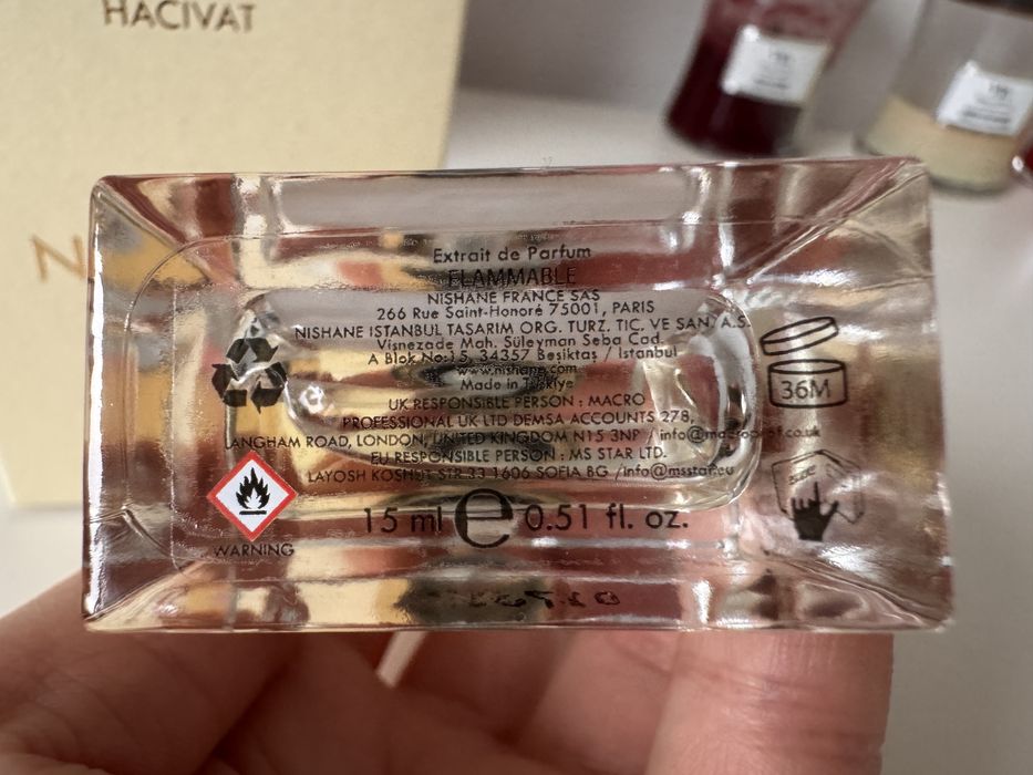 Perfumy niszowe unisex Nishane Hacivat Ekstrakt Perfum 15m