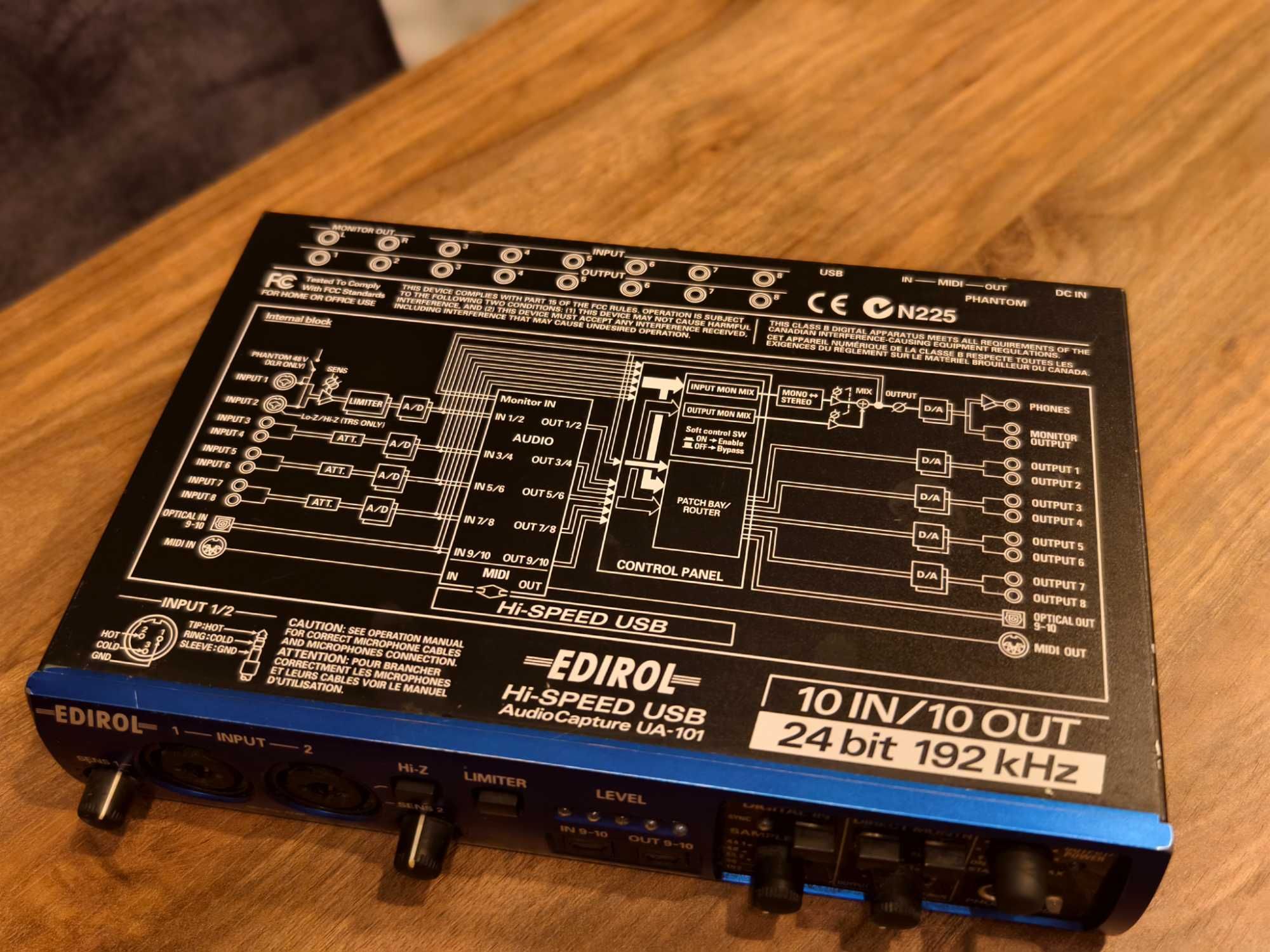 Interface audio edirol ua-101
