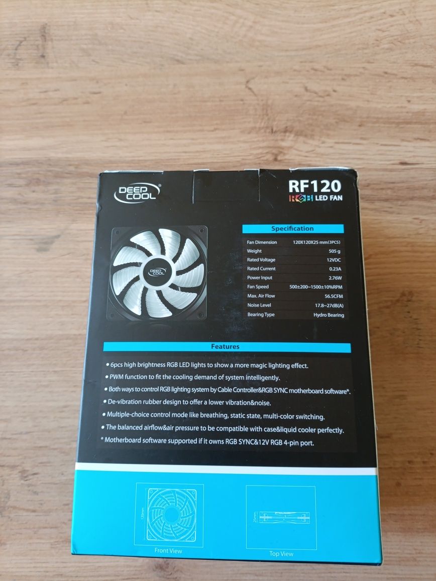 Komputerowe wentylatory DeepCool RF120