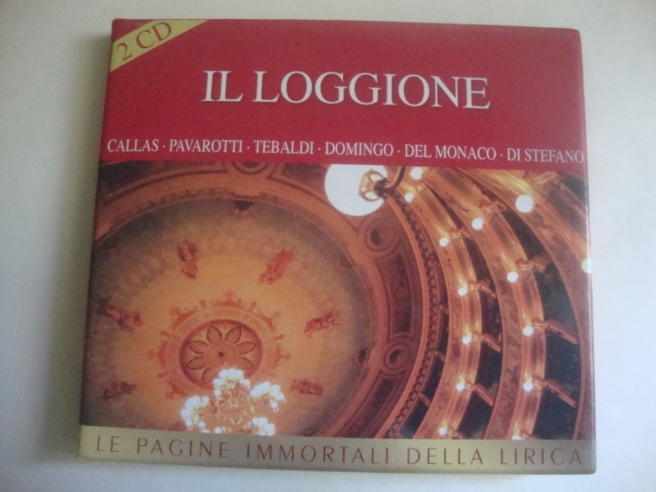 музыкальный диск IL LOGGIONE /pavapotti/callas/domingo 2cd italia