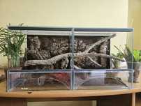 Terrarium 30x30x30 podwojne dwa w jednym