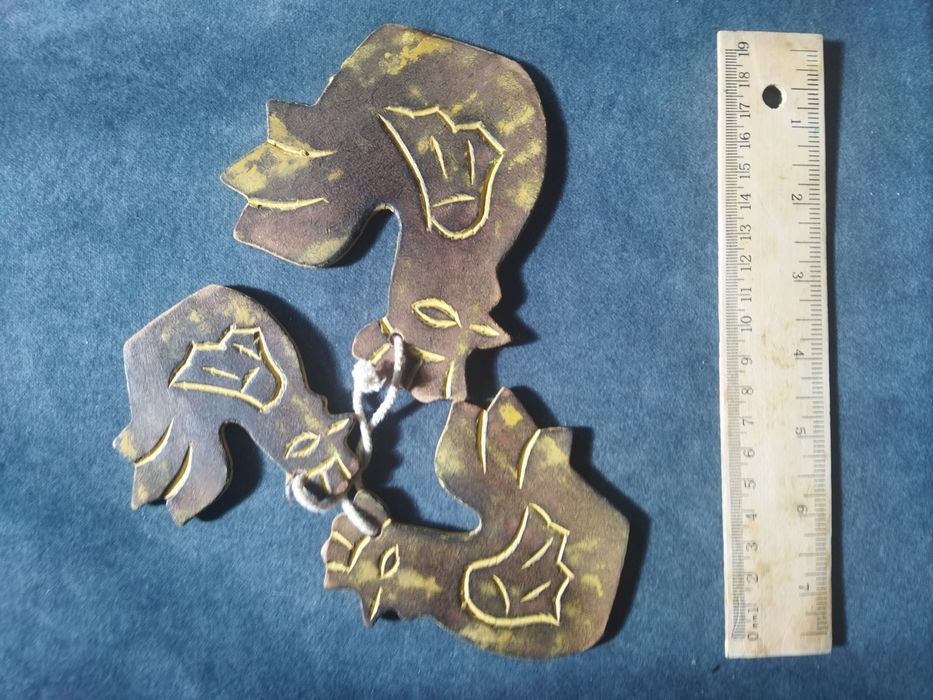 drewniane ozdoby, zawieszki ręcznie wykonane