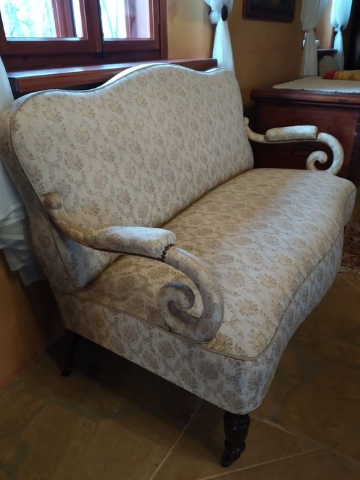 Sofa plus fotel antyk