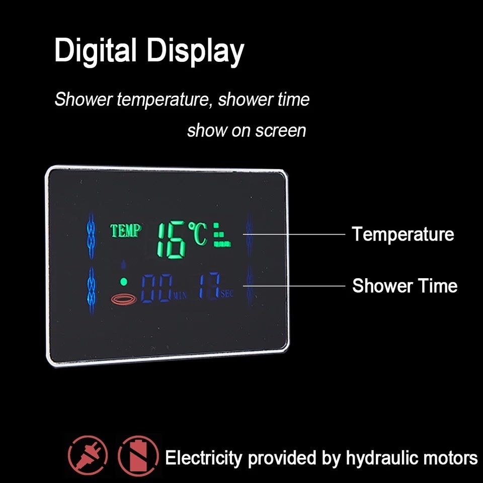 Coluna de duche Led
