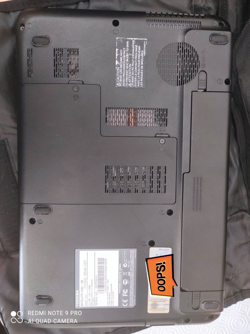 Toshiba L635 13,3 polegadas