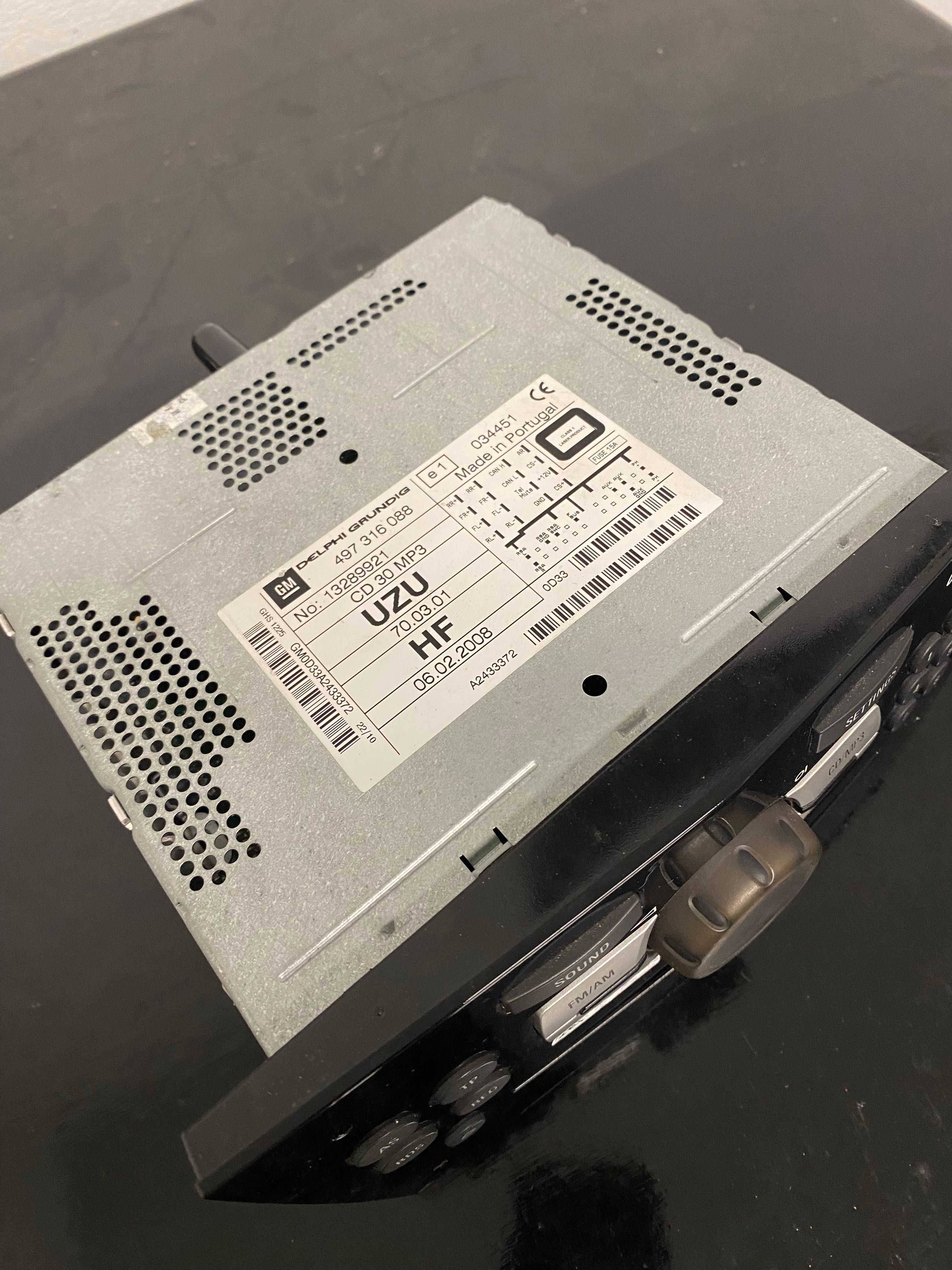 Rádio original Corsa D