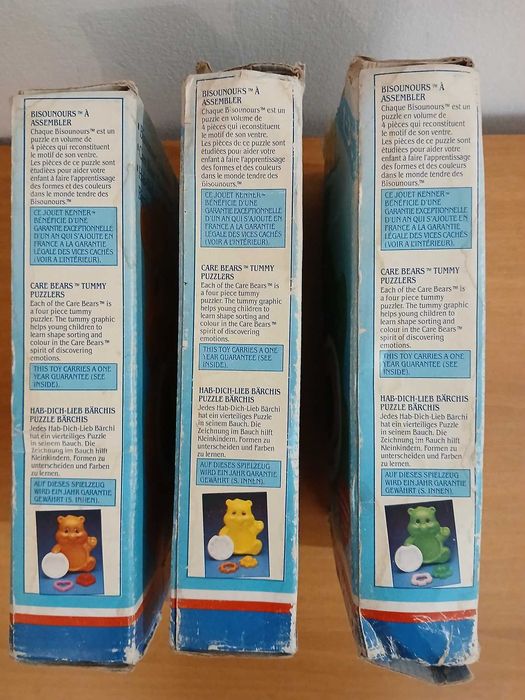 Care bears tummy puzzlers Kenner 1-3 anos 1984
