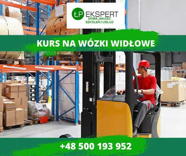 Kurs/szkolenie wózki widłowe,hds,podesty,żurawie wieżowe,samojezdne