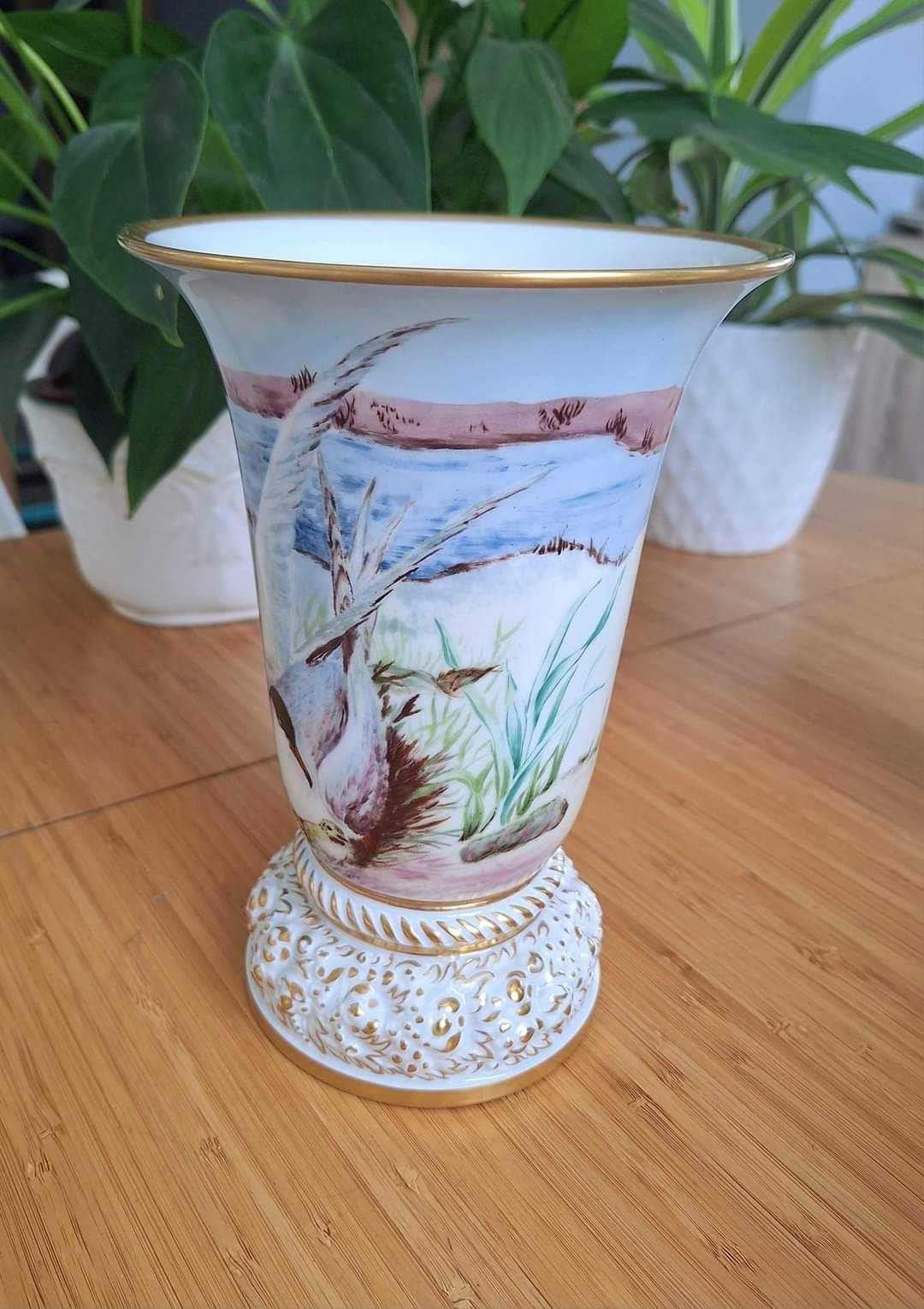 Śliczny wazon Rosenthal Maria ręcznie malowany