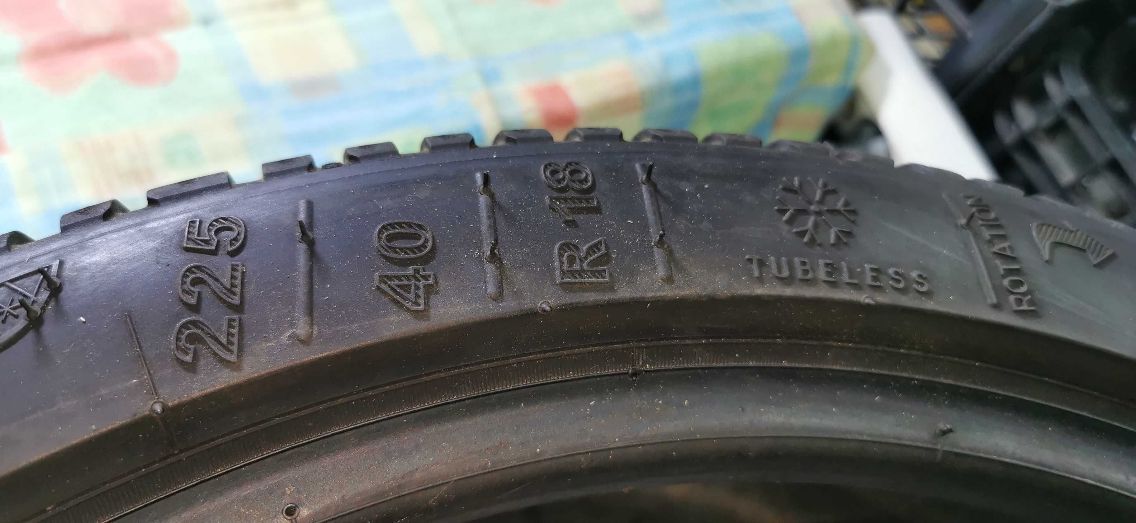 Opony zimowe 225/40 R 18